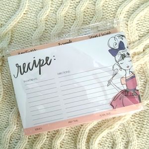 *SOLD* New Adorable Recipe card set